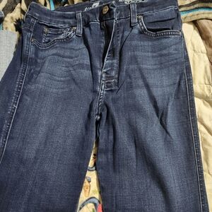 7 For All Mankind Indigo Boot Cut Jeans